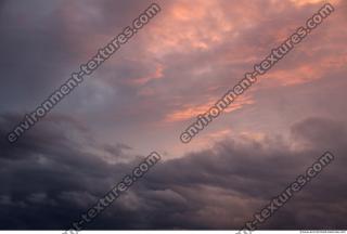 Photo Texture of Sunset Clouds